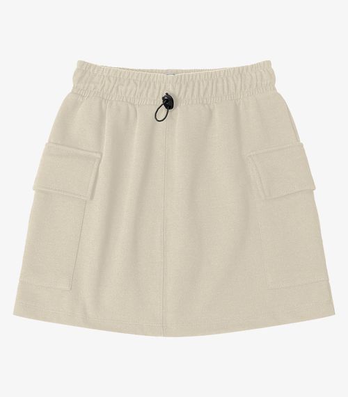 Saia Cargo Feminina Minty Bege