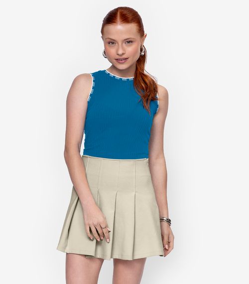 Saia Feminina Minty Bege
