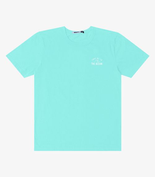 Camiseta Juvenil Estampada Menino Minty Azul