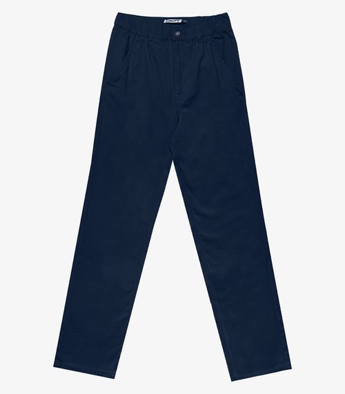 Calça Juvenil Masculina Em Sarja Minty Azul