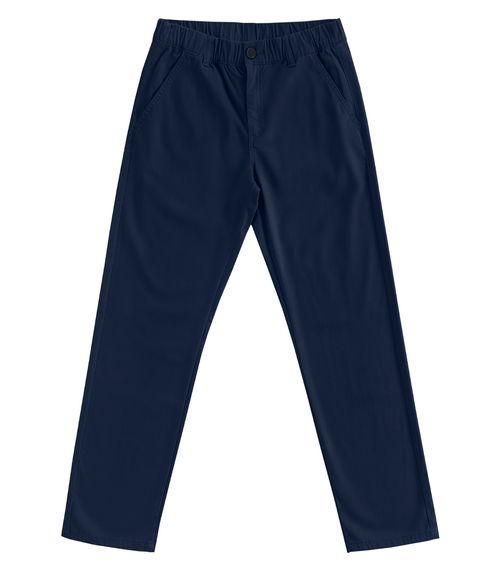 Calça Juvenil Masculina Em Sarja Minty Azul