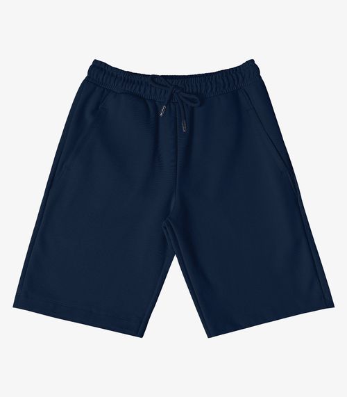 Bermuda Juvenil Em Piquet Verona Masculina Minty Azul