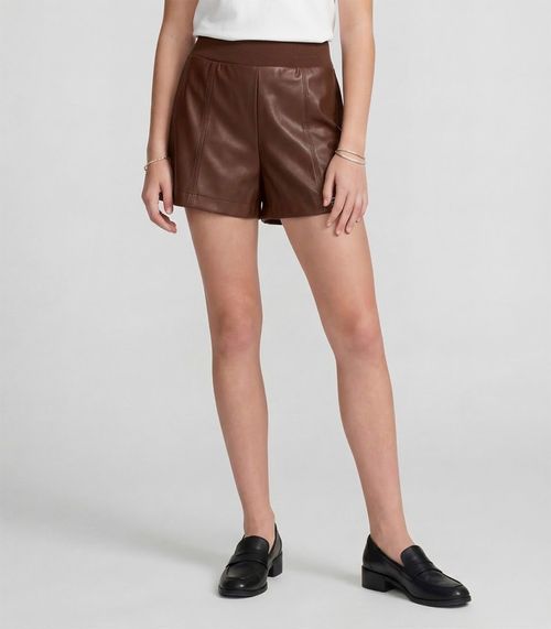 Shorts Juvenil Ponto Roma Minty Marrom