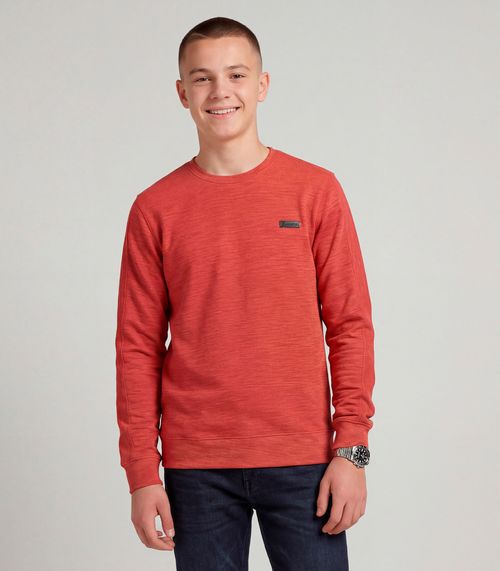 Blusão Juvenil Masculino Malhão Maquinetado Minty Marrom