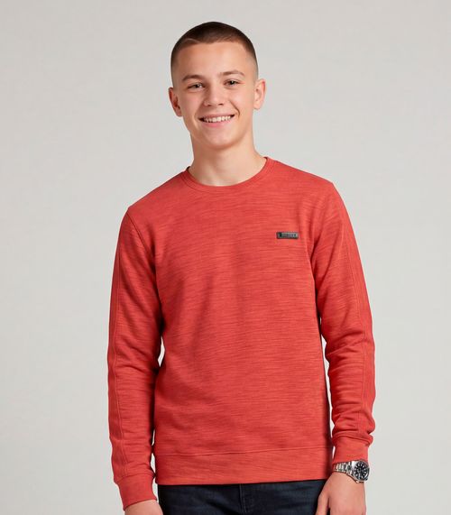 Blusão Juvenil Masculino Malhão Maquinetado Minty Marrom