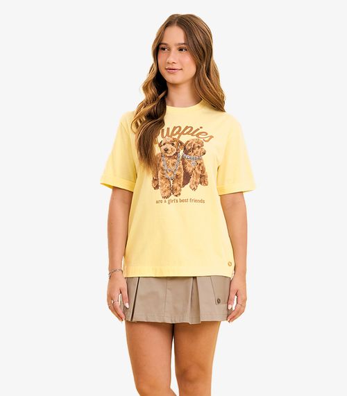 Saia Feminina Cargo e Botão Decorativo Minty Marrom